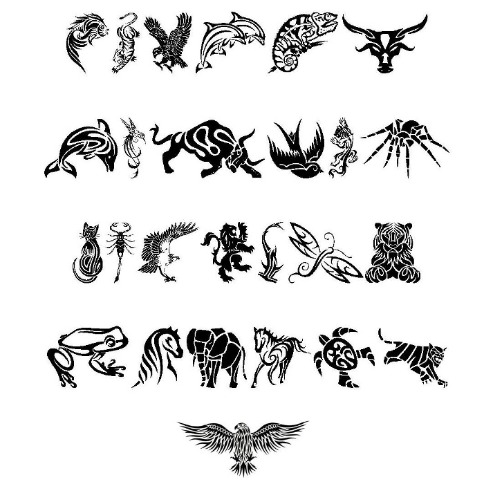 Tribal Animals Tattoo Designs